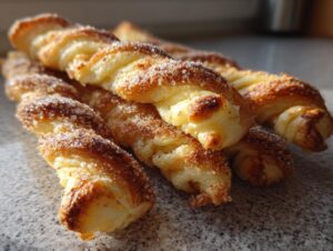 Basque cheesecake twists