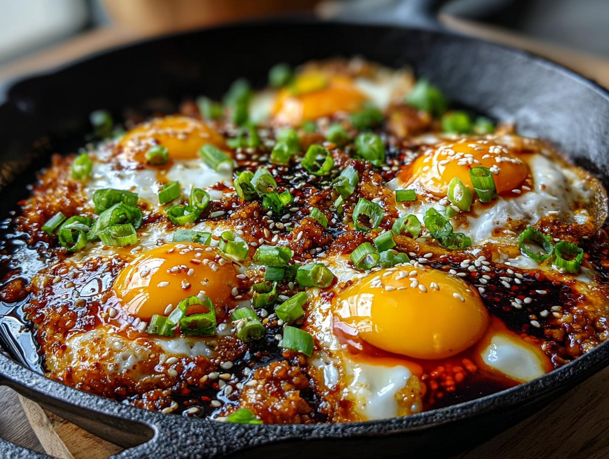 Amazing Chili Crunch Eggs in 5 Minutes