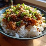 Crispy salmon rice bowls