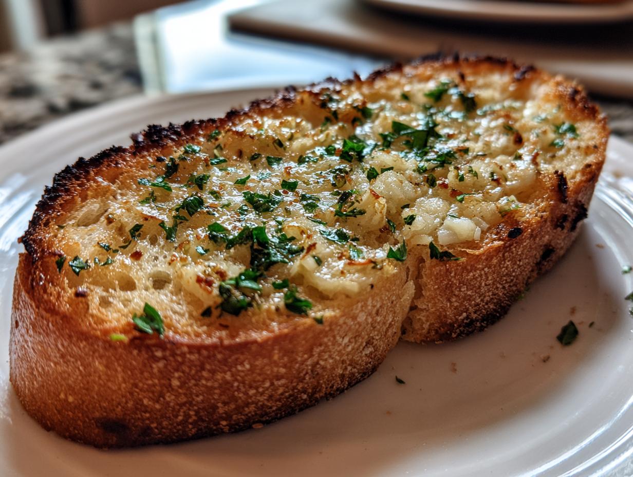 Heavenly Garlic Confit Toast: 1 Amazing Bite