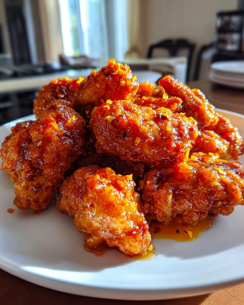 Hot honey chicken - detail 1