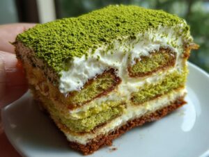 Matcha tiramisu