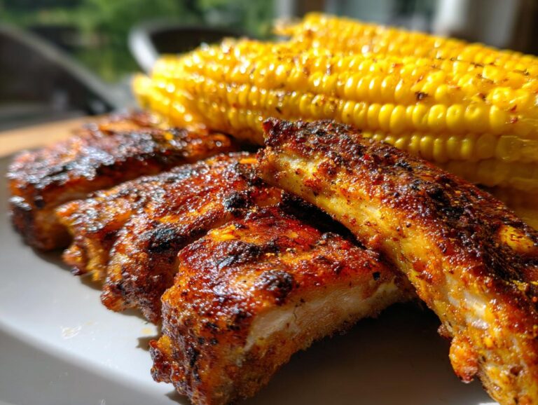 Sweet corn ribs