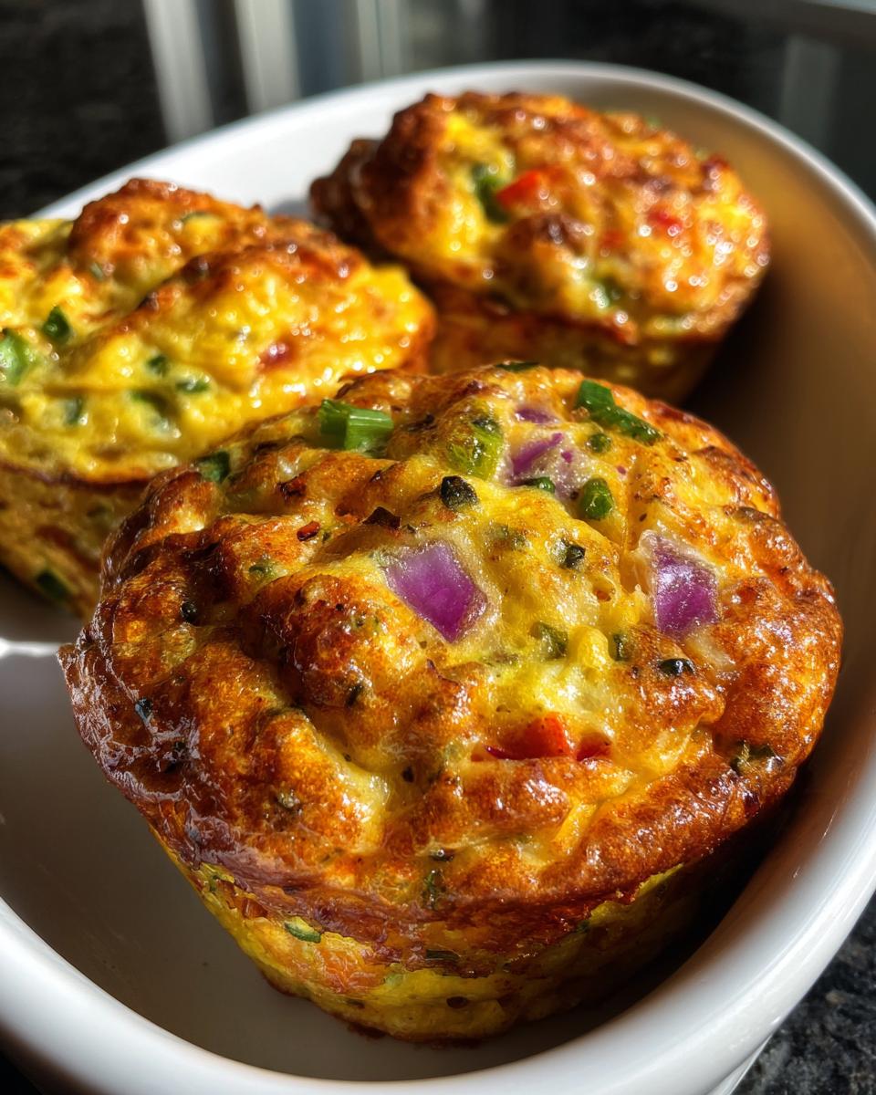 Taco egg muffins - detail 1