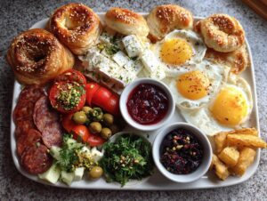 Turkish breakfast platters