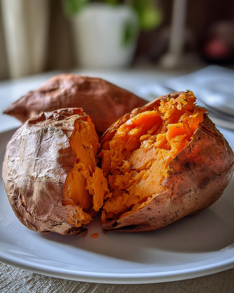 Baked sweet potatoes - detail 1