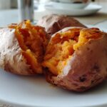 Baked sweet potatoes