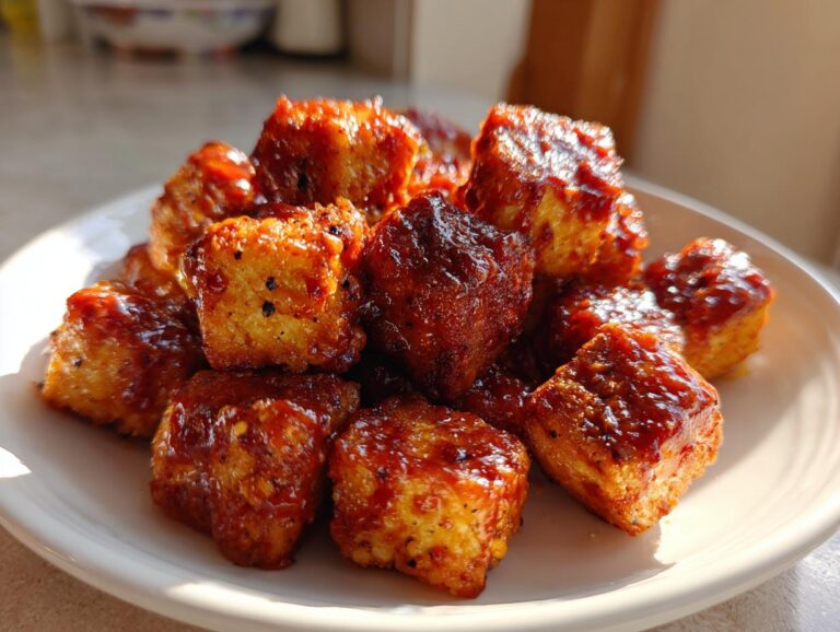 Buffalo tofu bites