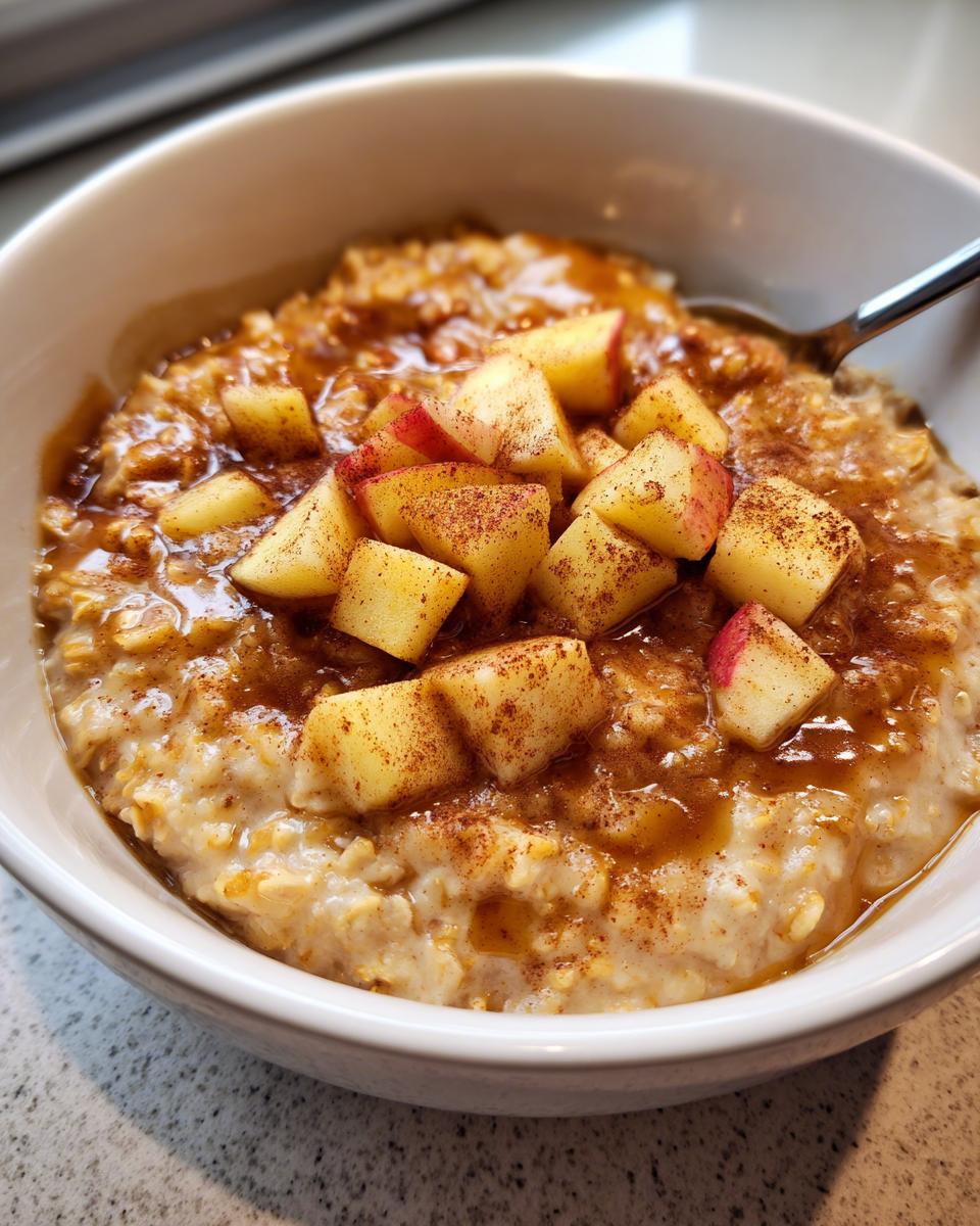 Caramel apple oats - detail 1