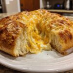 Cheesy stuffed bread