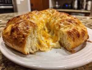 Cheesy stuffed bread
