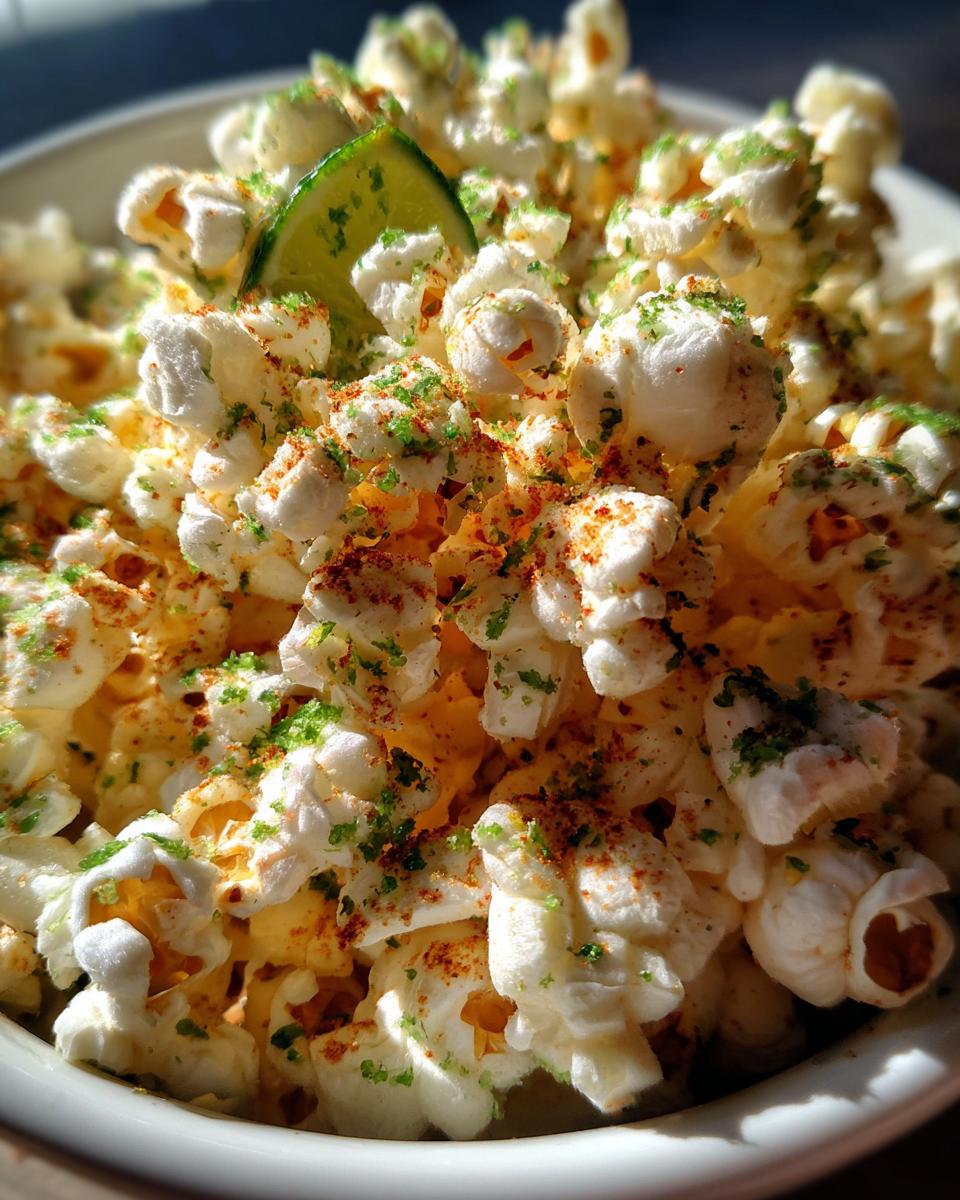 Chili lime popcorn - detail 1