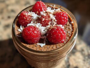 Chocolate chia pudding