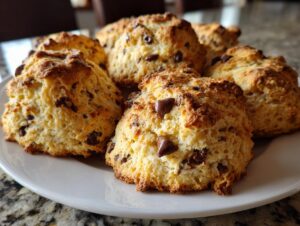 Chocolate chip scones