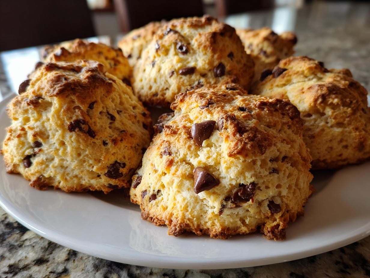 Amazing Chocolate Chip Scones in 40 Minutes