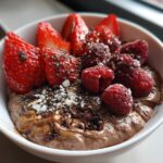 Chocolate protein oats