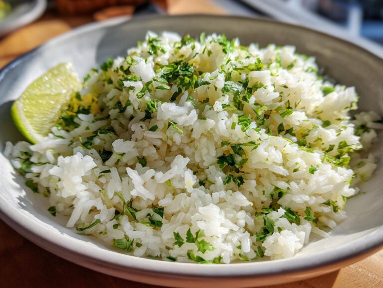 Coconut lime rice