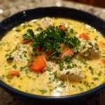 Creamy chicken soup