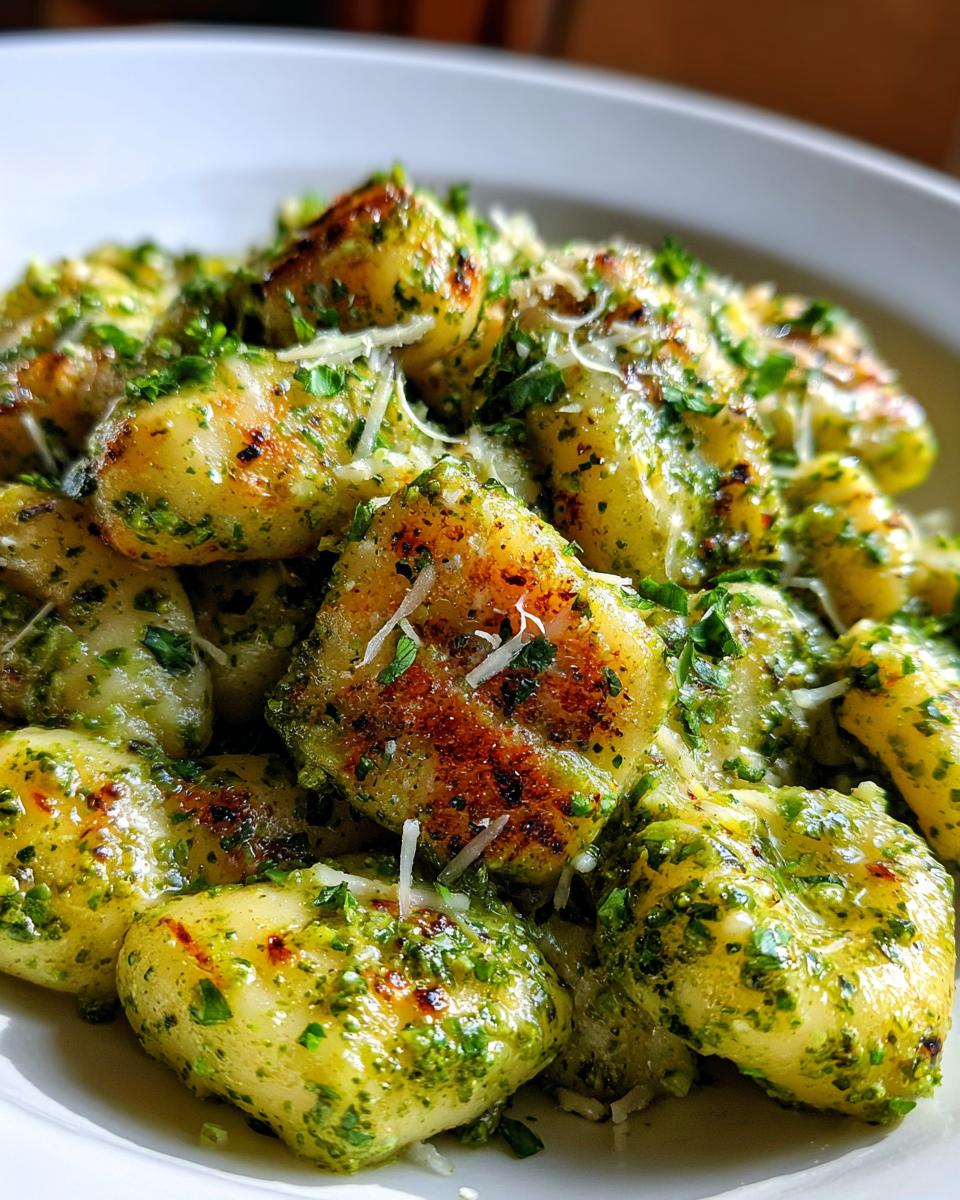 Creamy pesto gnocchi - detail 1
