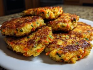 Crispy veggie fritters