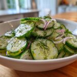 Cucumber dill salad