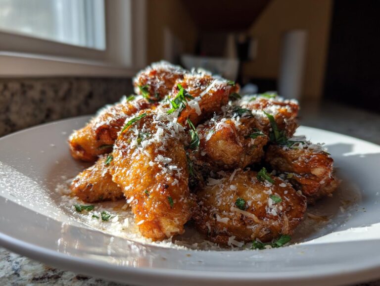 Garlic parmesan wings