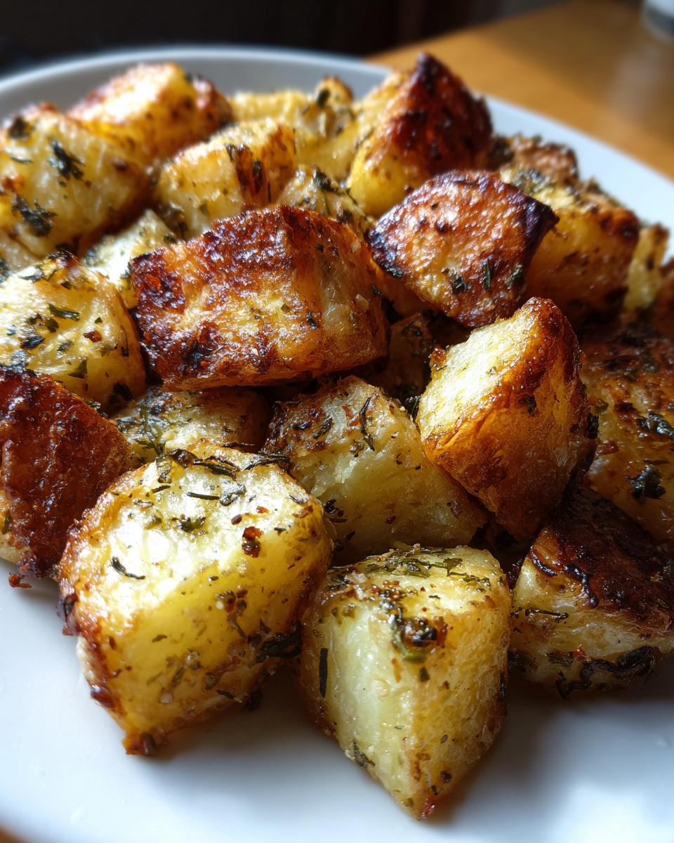 Garlic roasted potatoes - detail 1