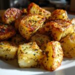 Garlic roasted potatoes