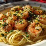 Garlic shrimp scampi