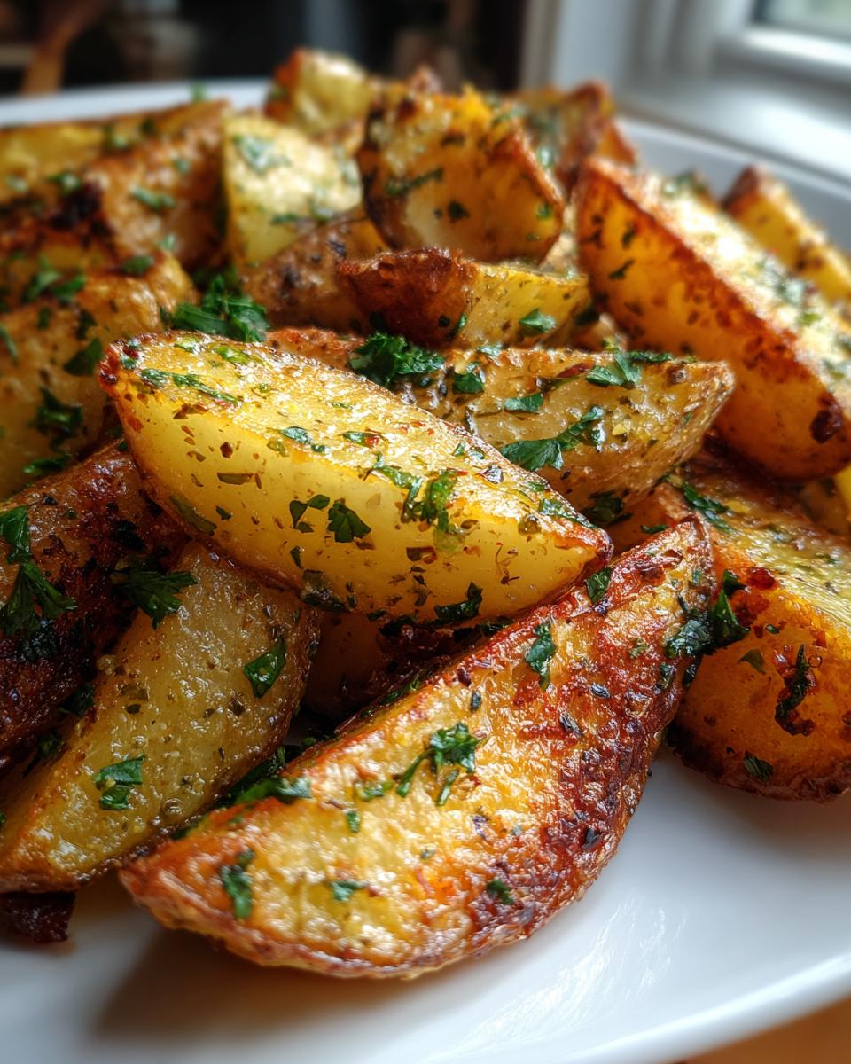 Greek lemon potatoes - detail 1