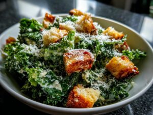 Kale caesar salad