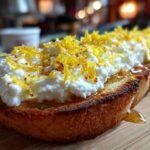 Lemon ricotta toast