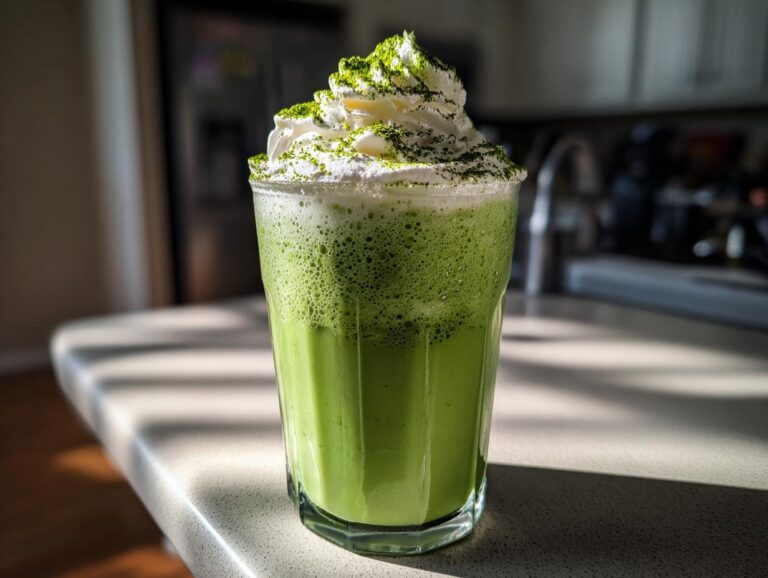 Matcha milkshake