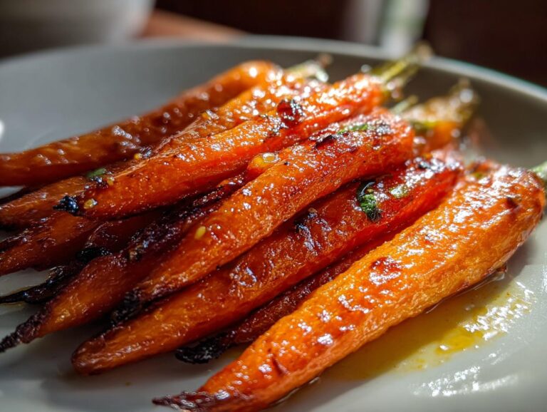 Miso roasted carrots