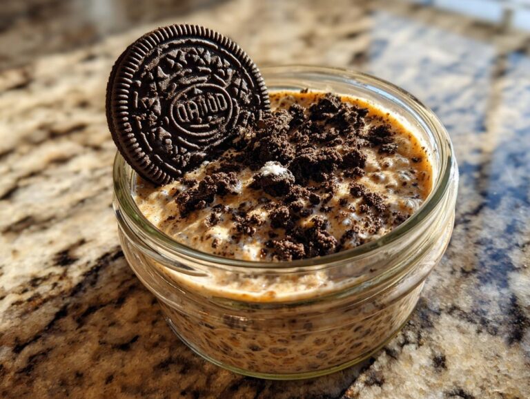 Oreo overnight oats