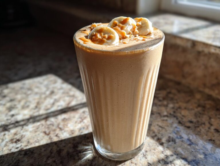 Peanut butter banana smoothie