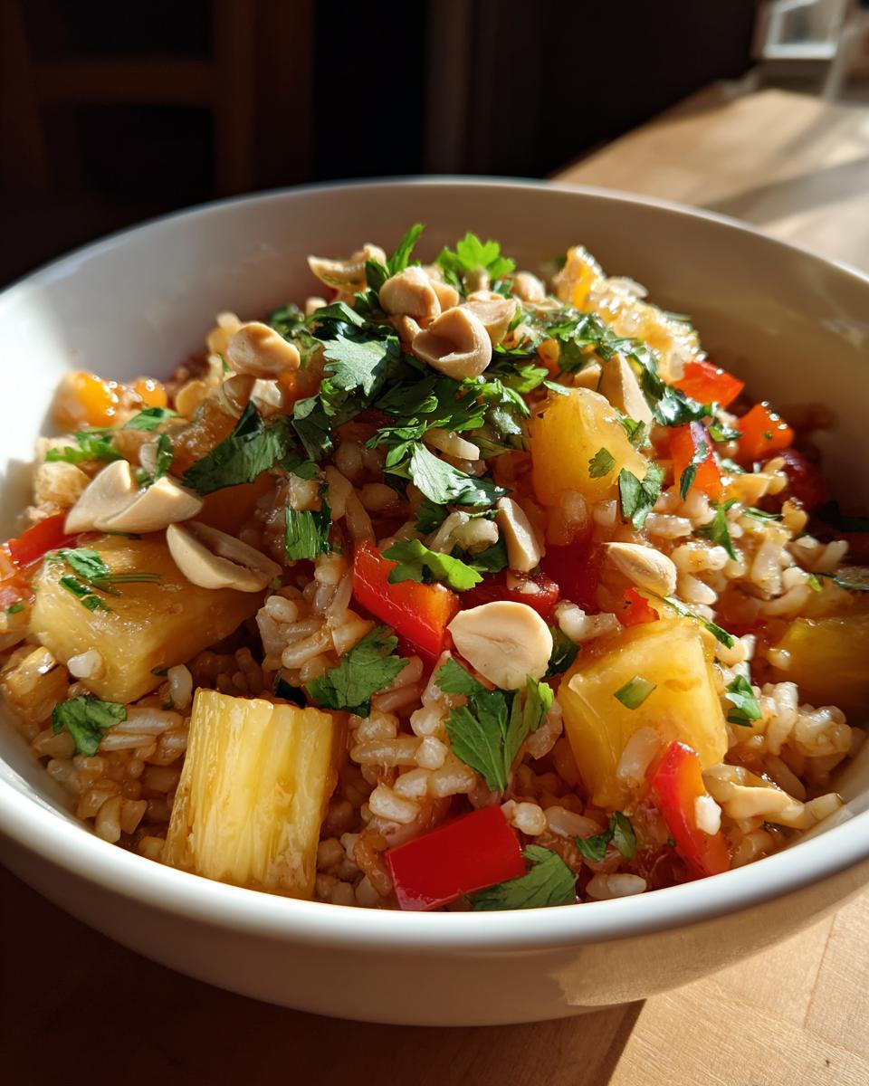 Pineapple fried rice - detail 1