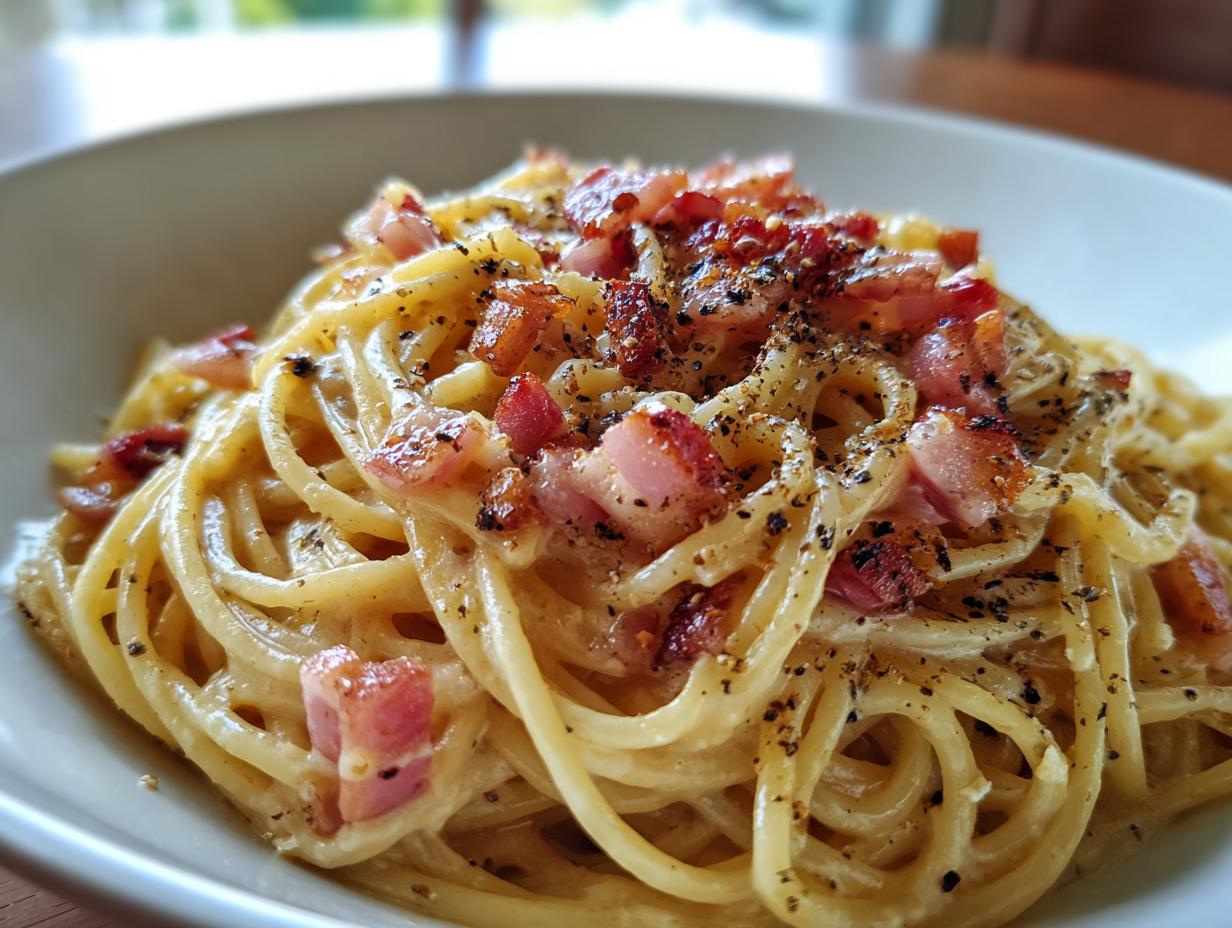 Ramen Carbonara: A Rich, Creamy Italian-Japanese Delight