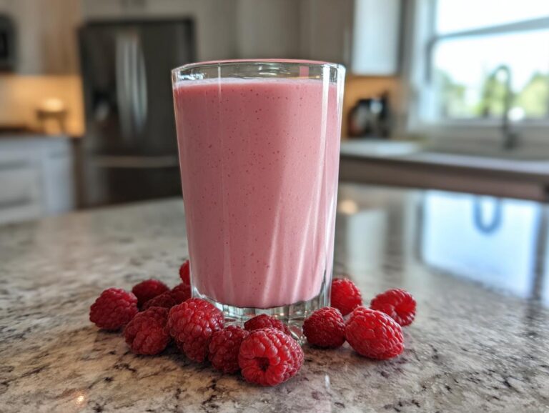 Raspberry smoothie
