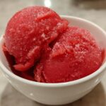 Raspberry sorbet