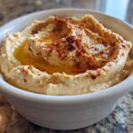 Roasted garlic hummus