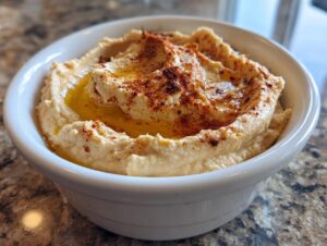 Roasted garlic hummus