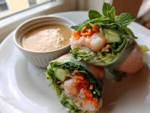 Shrimp spring rolls