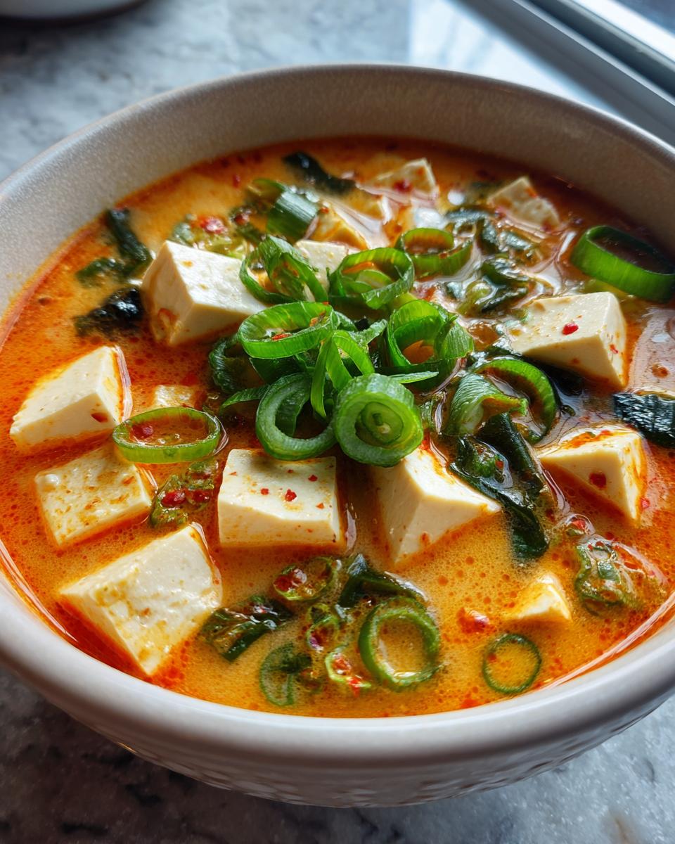 Spicy miso soup - detail 1