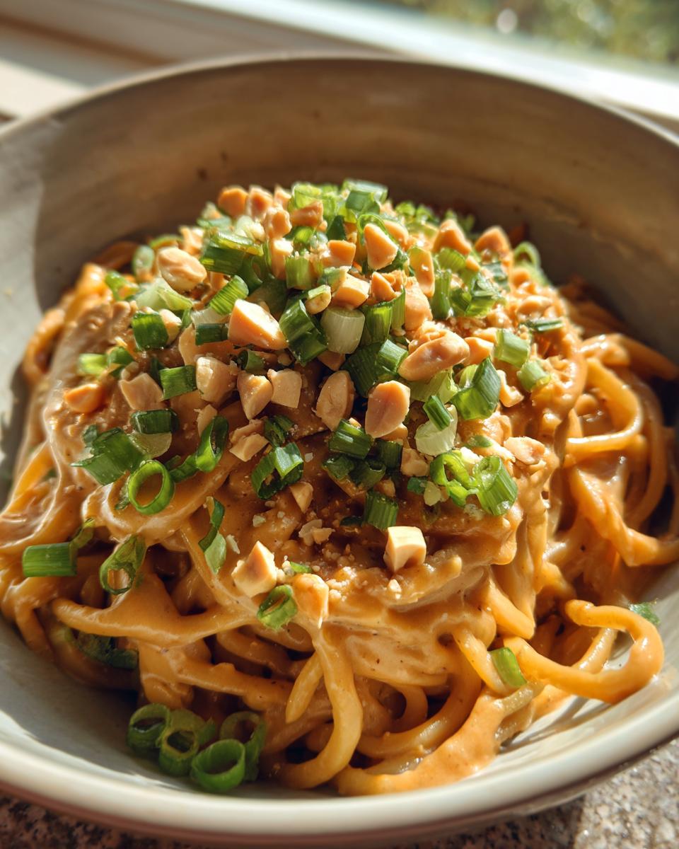 Spicy peanut noodles - detail 1