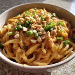 Spicy peanut noodles