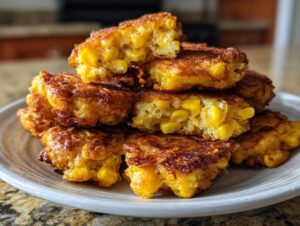 Sweet corn fritters