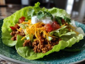 Taco lettuce wraps