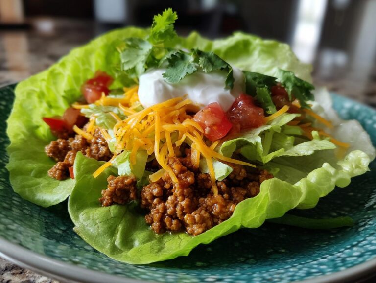 Taco lettuce wraps