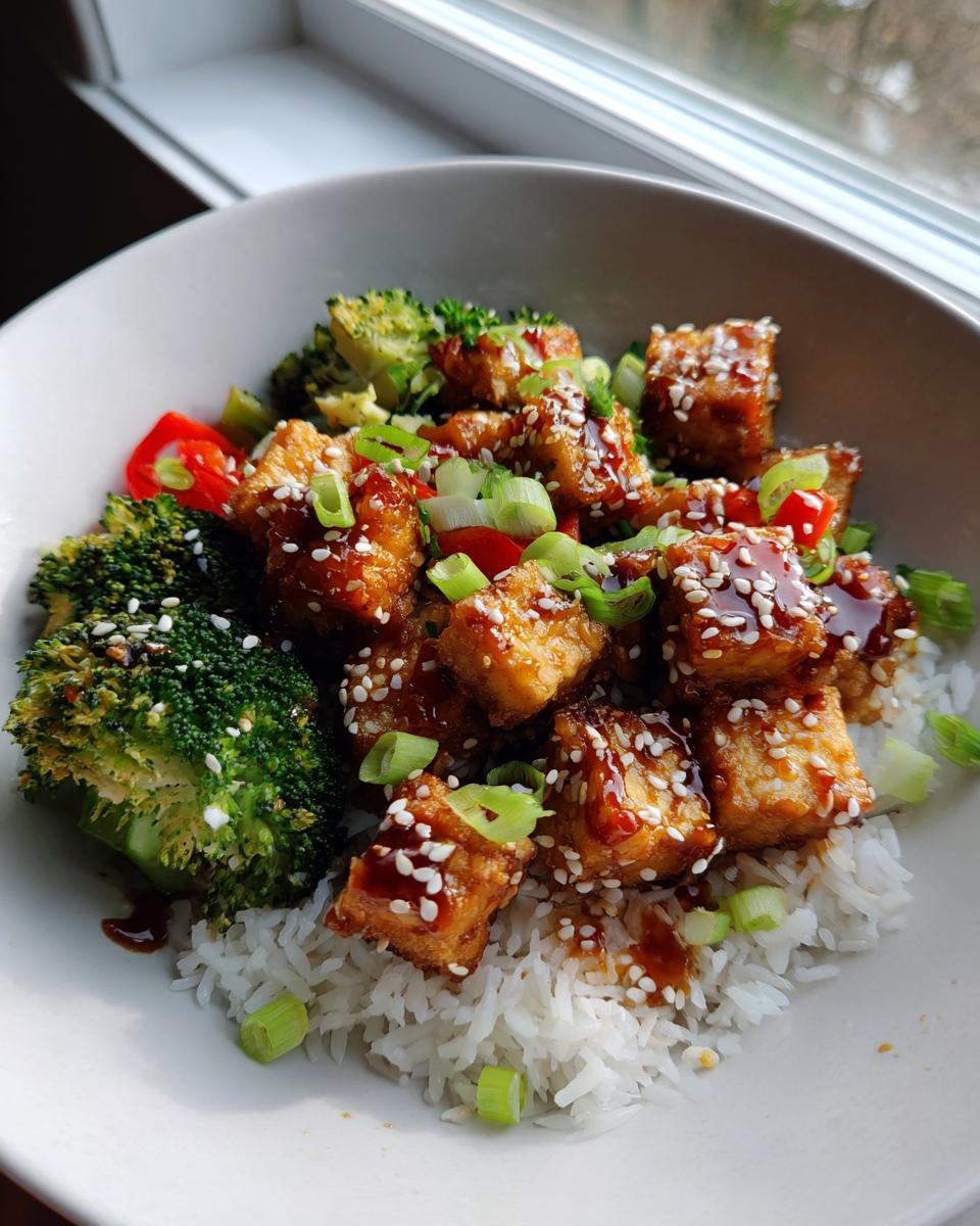 Teriyaki tofu bowls - detail 1